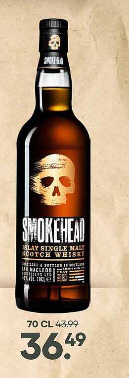 Smokehead Islay Single Malt Scotch Whisky