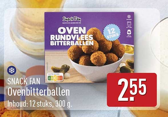 Snack Fan Ovenbitterballen