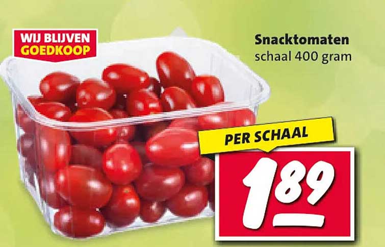 Snacktomaten schaal 400 gram