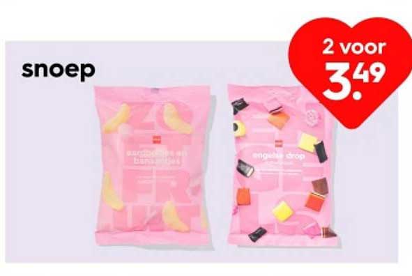 snoep 2 voor 3.49