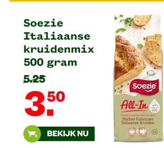 Soezie Italiaanse kruidenmix 500 gram