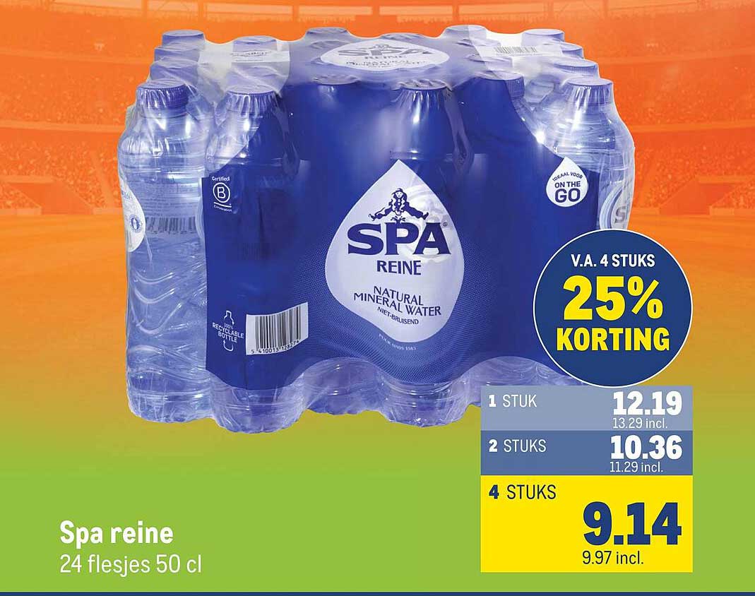 Spa reine 24 flesjes 50 cl