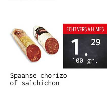 Spaanse chorizo of salchichon