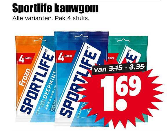 Sportlife kauwgom