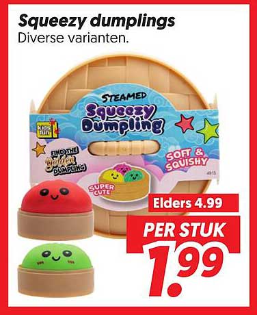 Squeezy dumplings Diverse varianten