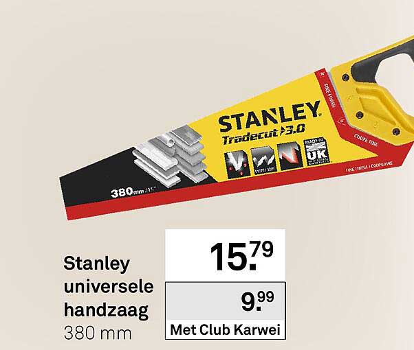 Stanley universele handzaag 380 mm