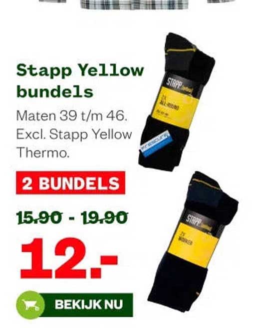 Stapp Yellow bundels 2 BUNDELS