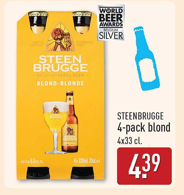 STEENBRUGGE 4-pack blond 4x33 cl.
