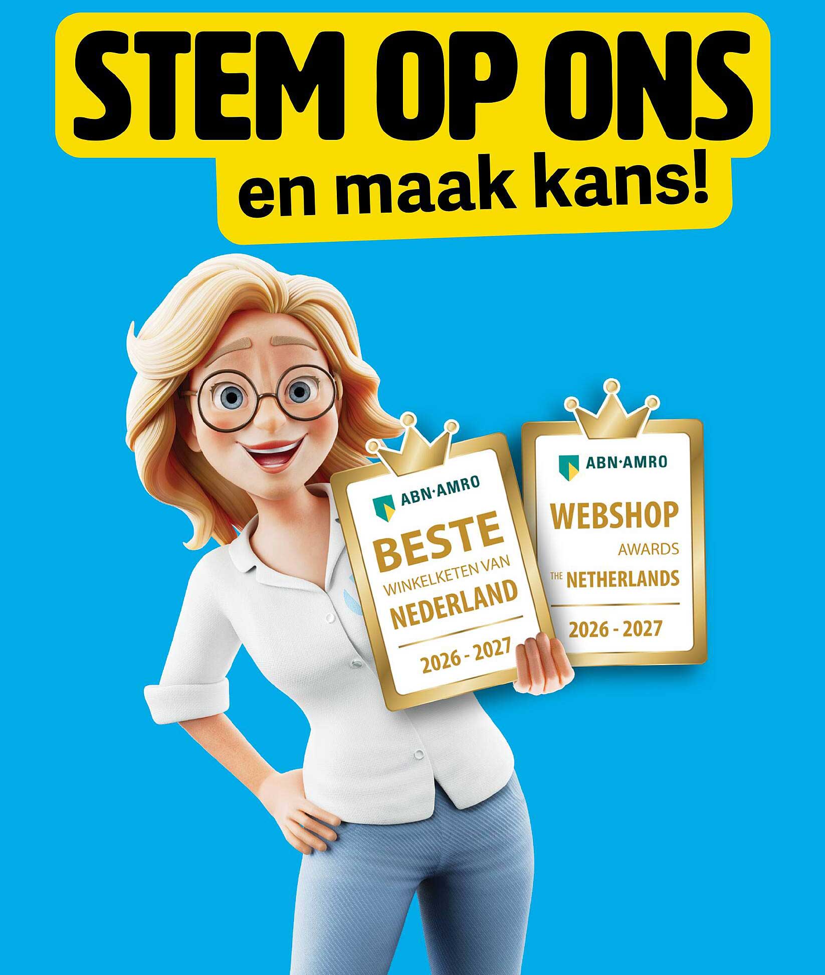 STEM OP ONS en maak kans!