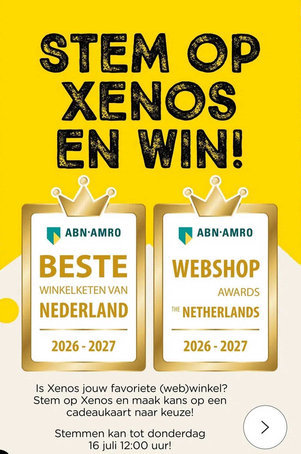 STEM OP XENOS EN WIN!