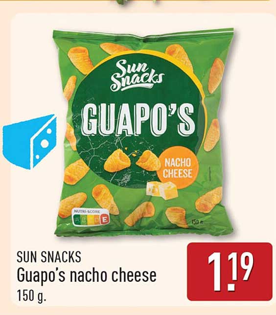 Sun Snacks Guapo's nacho cheese