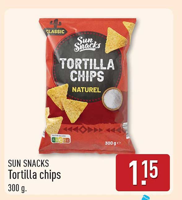SUN SNACKS Tortilla chips