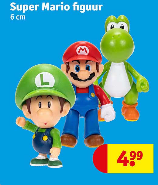 Super Mario figuur 6 cm