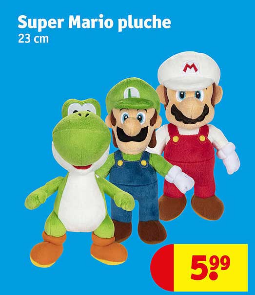 Super Mario pluche 23 cm