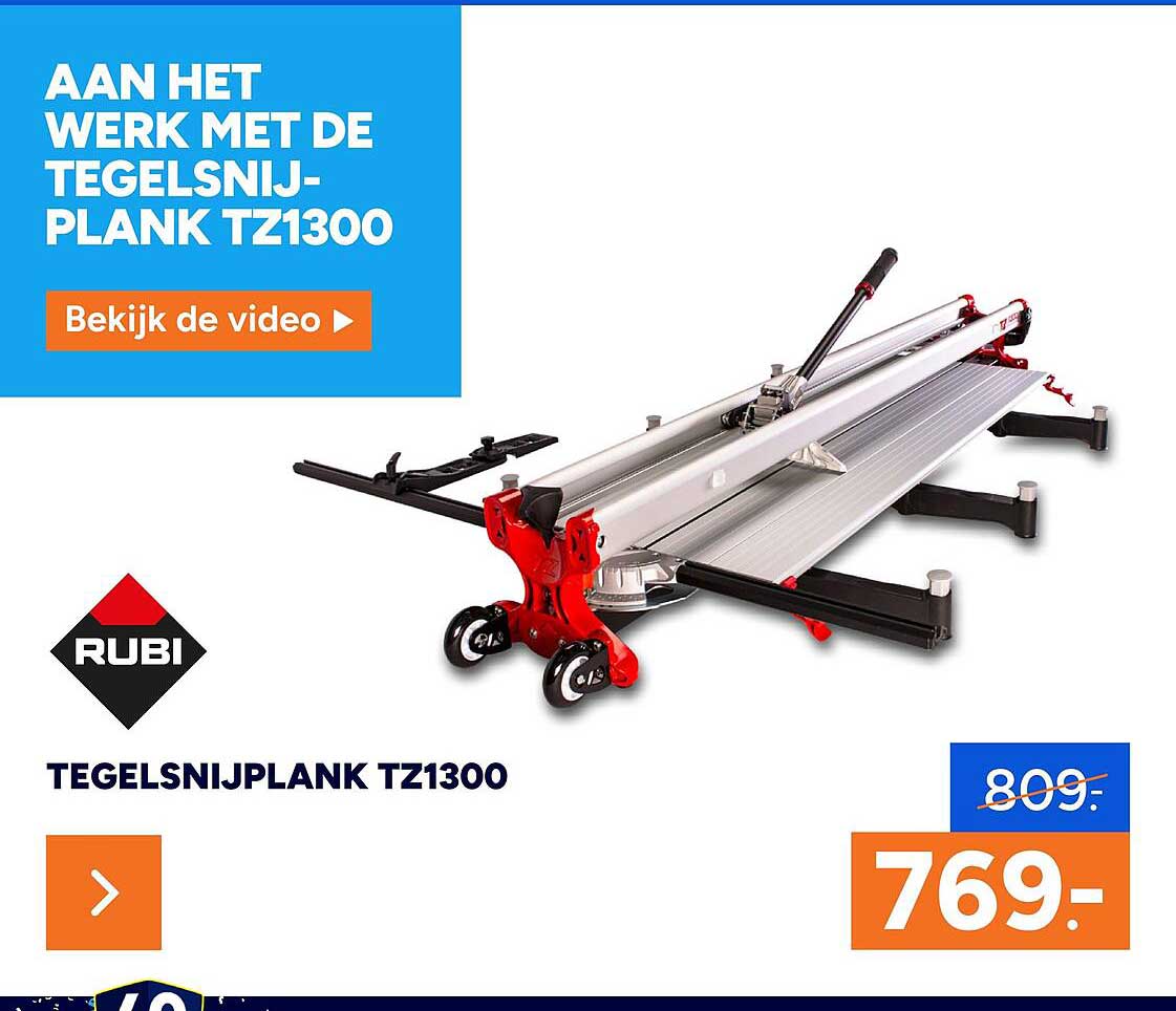 TEGELSNIJPLANK TZ1300