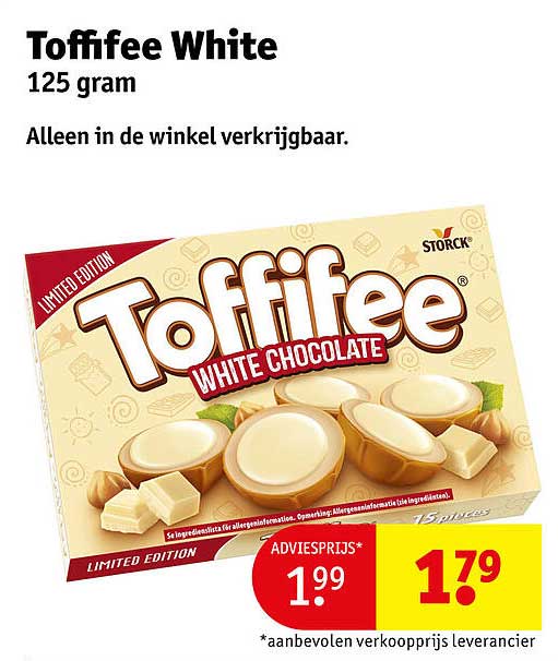 Toffifee White 125 gram