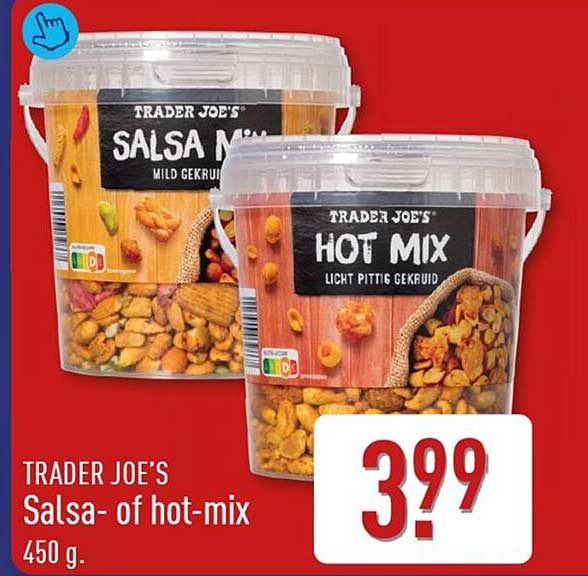 TRADER JOE'S Salsa- of hot-mix 450 g.