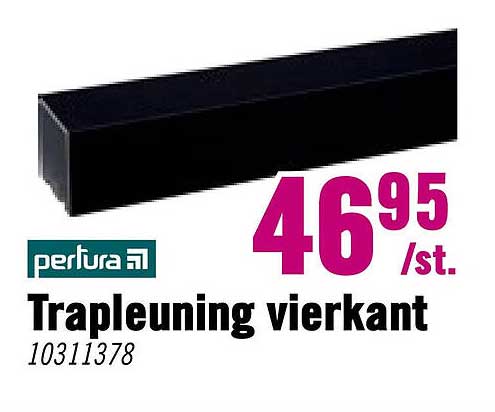 Trapleuning vierkant