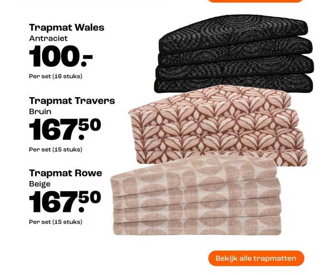 Trapmat Wales Antraciet