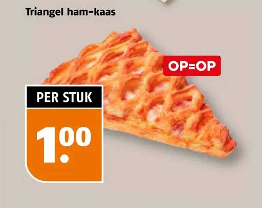 Triangel ham-kaas OP=OP