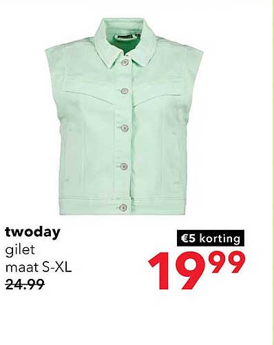 twoday gilet maat S-XL