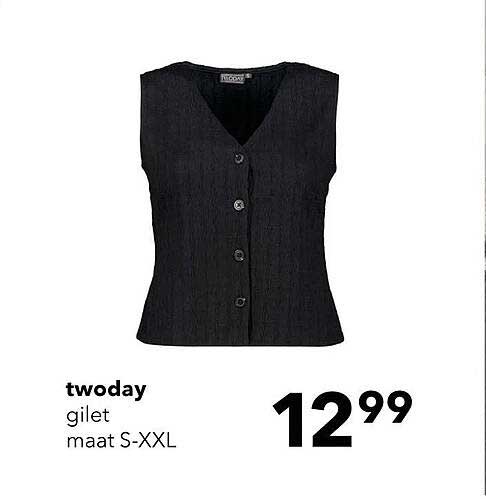 twoday gilet maat S-XXL