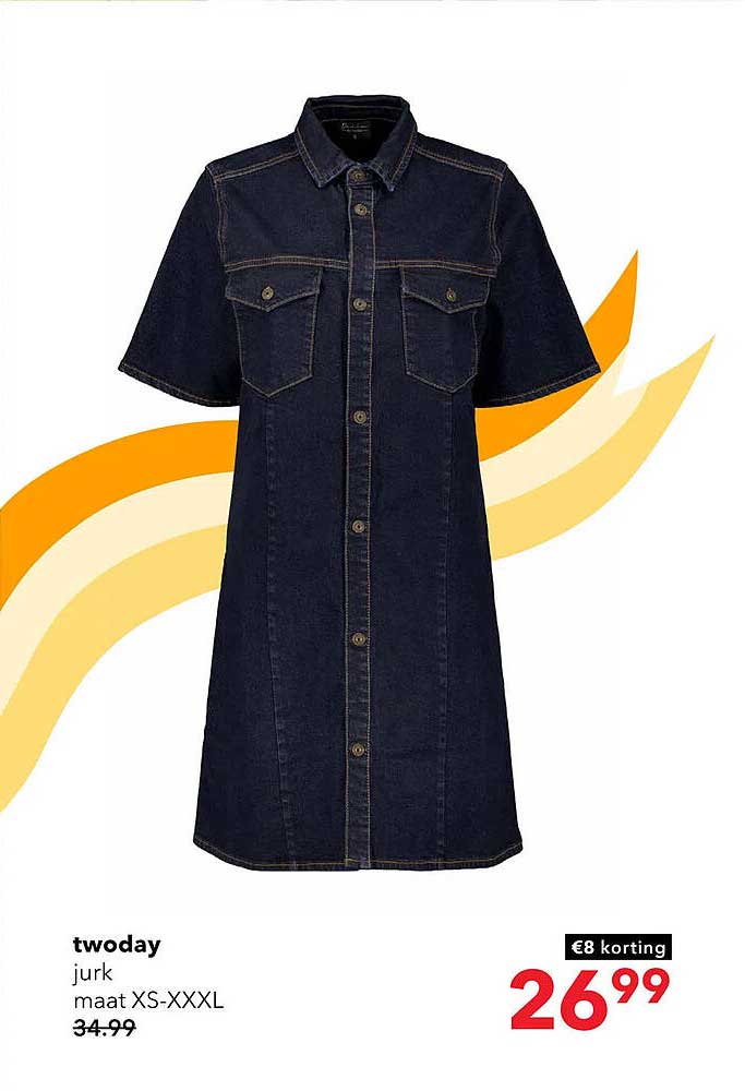 twoday jurk maat XS-XXXL