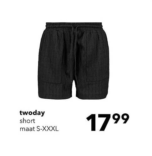twoday short maat S-XXXL
