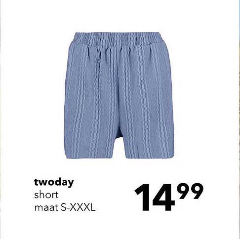 twoday short maat S-XXXL
