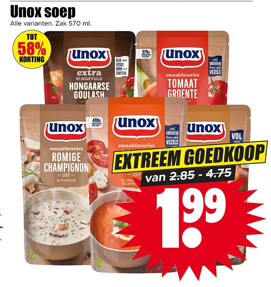 Unox soep