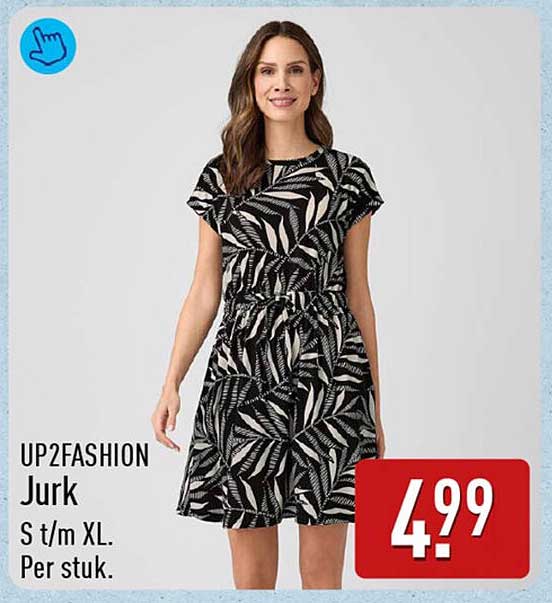 UP2FASHION Jurk S t/m XL. Per stuk.