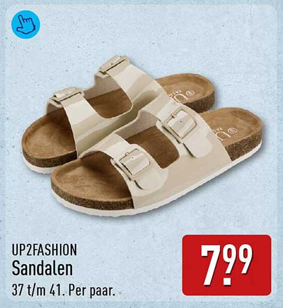 UP2FASHION Sandalen 37 t/m 41. Per paar.