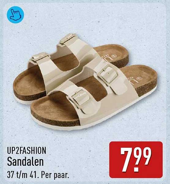 UP2FASHION Sandalen 37 t/m 41. Per paar.