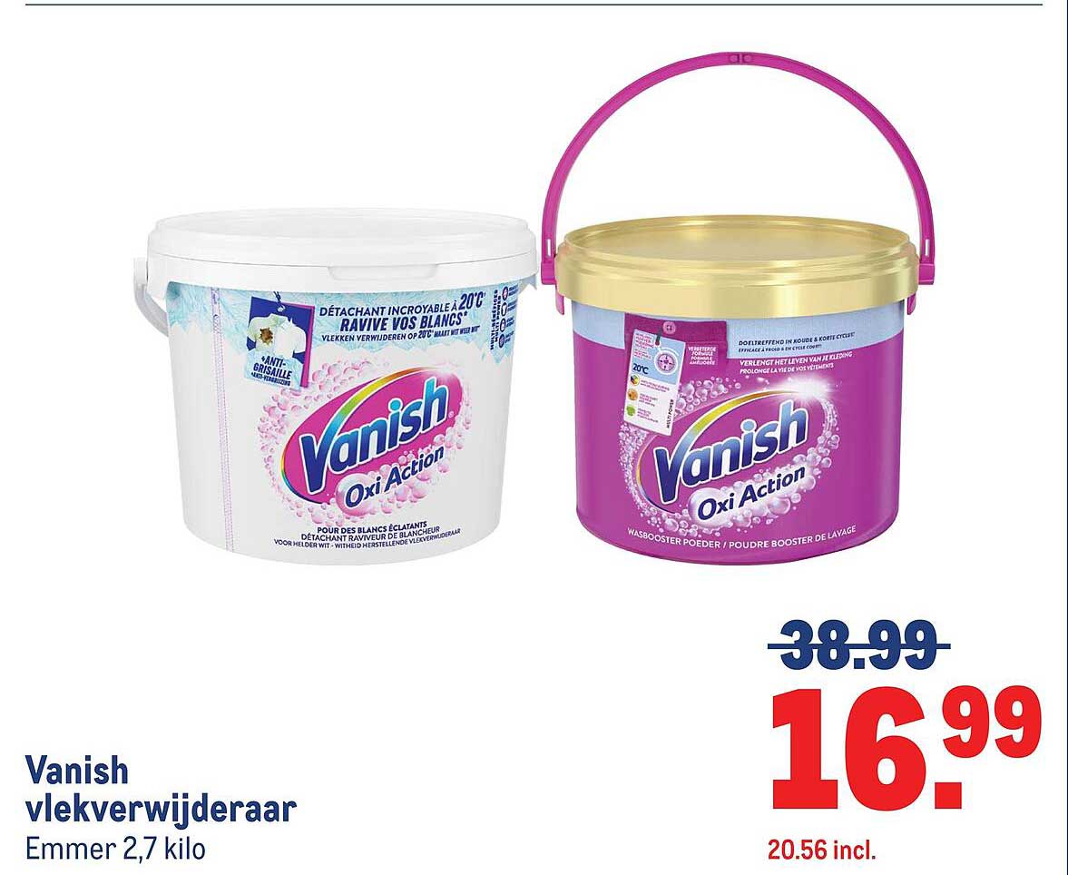 Vanish vlekverwijderaar Emmer 2,7 kilo