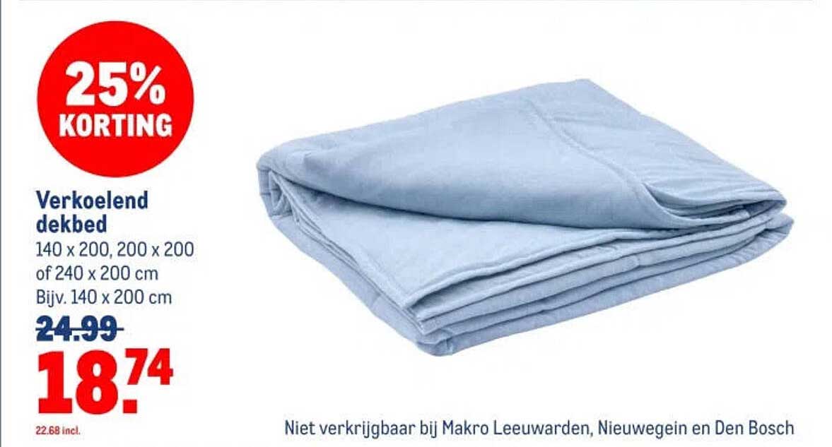 Verkoelend dekbed 25% Korting