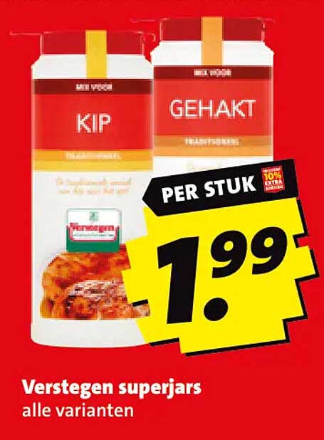 Verstegen superjars alle varianten PER STUK