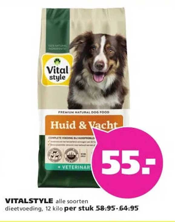 Vitalstyle alle soorten dieetvoeding, 12 kilo per stuk