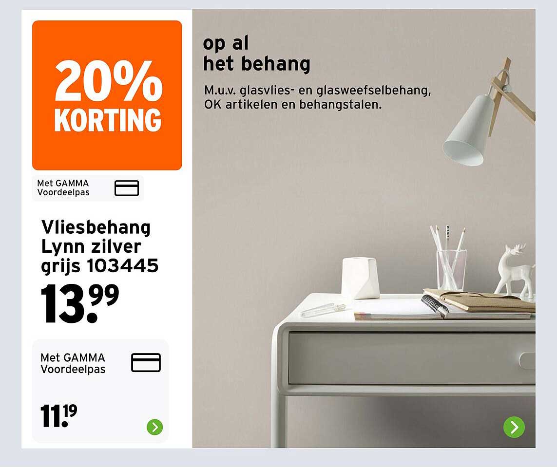 Vliesbehang Lynn zilver grijs 103445 20% KORTING