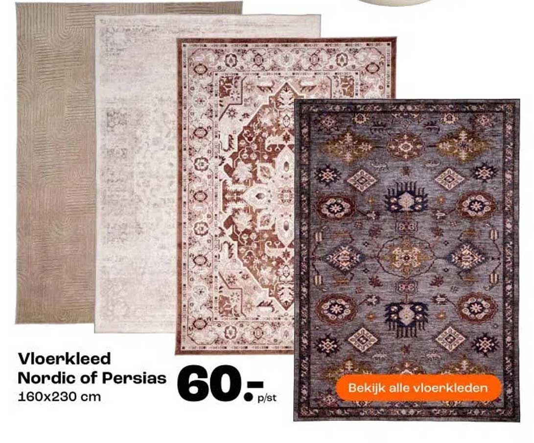 Vloerkleed Nordic of Persias 160x230 cm