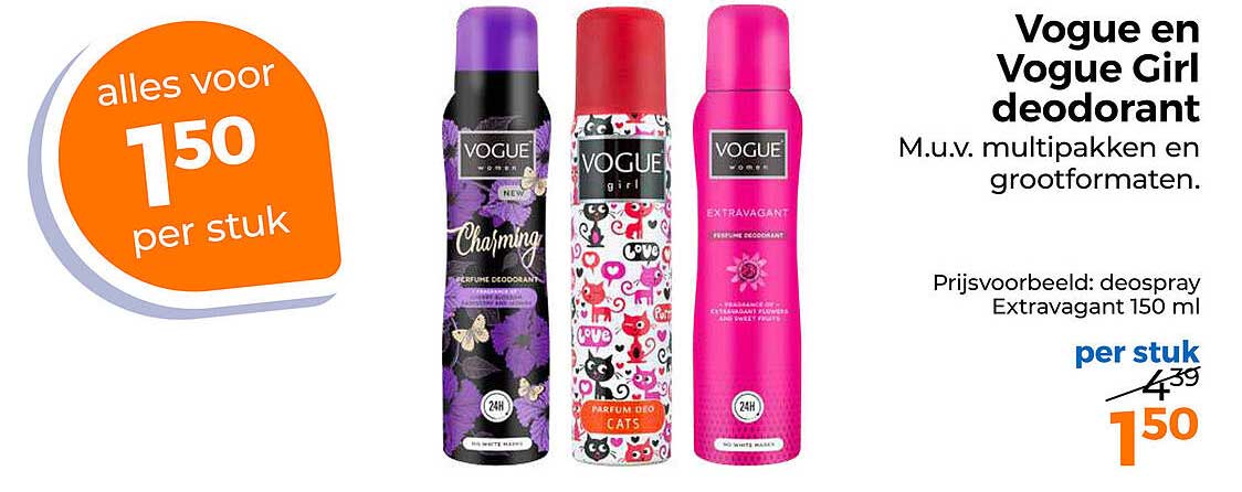 Vogue en Vogue Girl deodorant