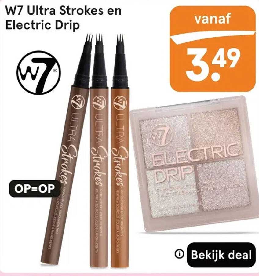 W7 Ultra Strokes en Electric Drip