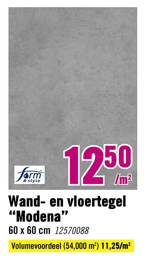 Wand- en vloertegel “Modena”