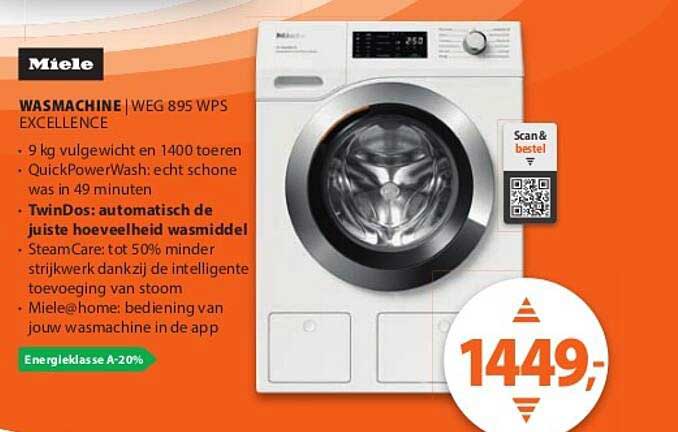 WASMACHINE | WEG 895 WPS EXCELLENCE