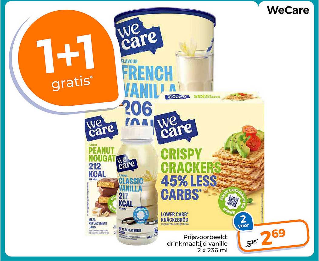 WeCare 1+1 gratis