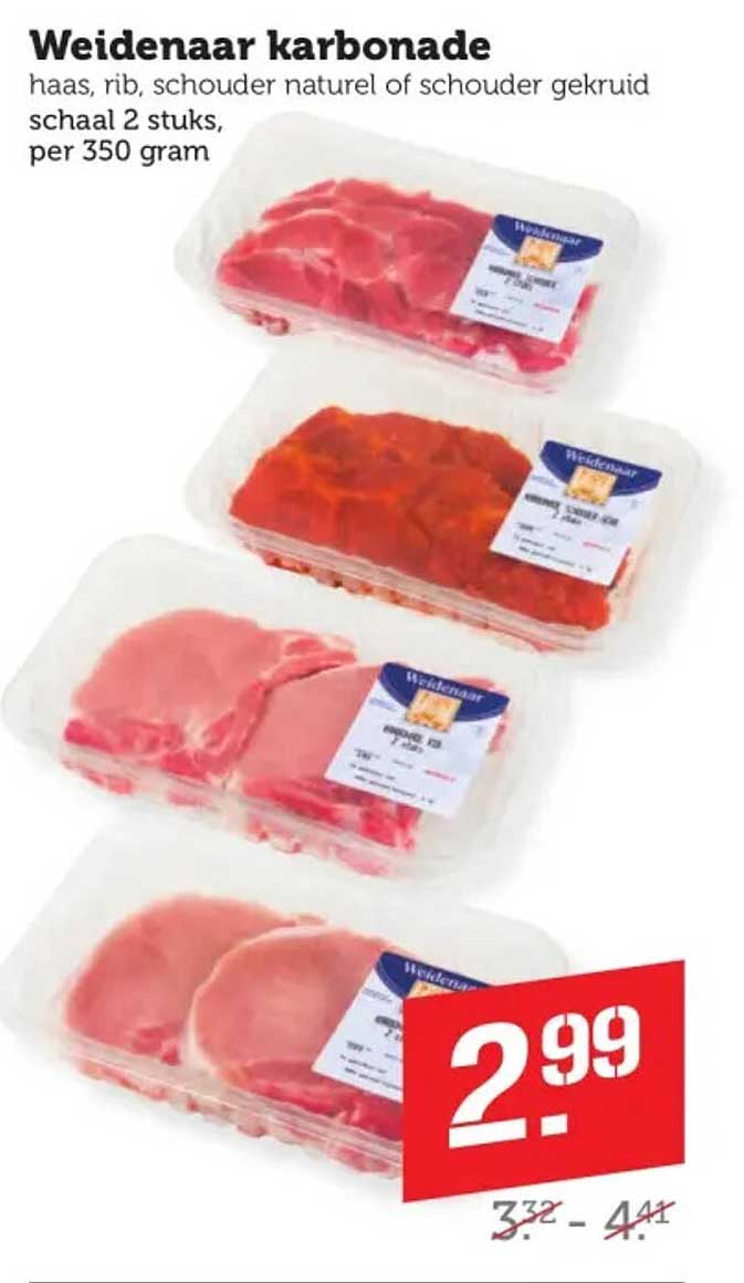 Weidenaar karbonade