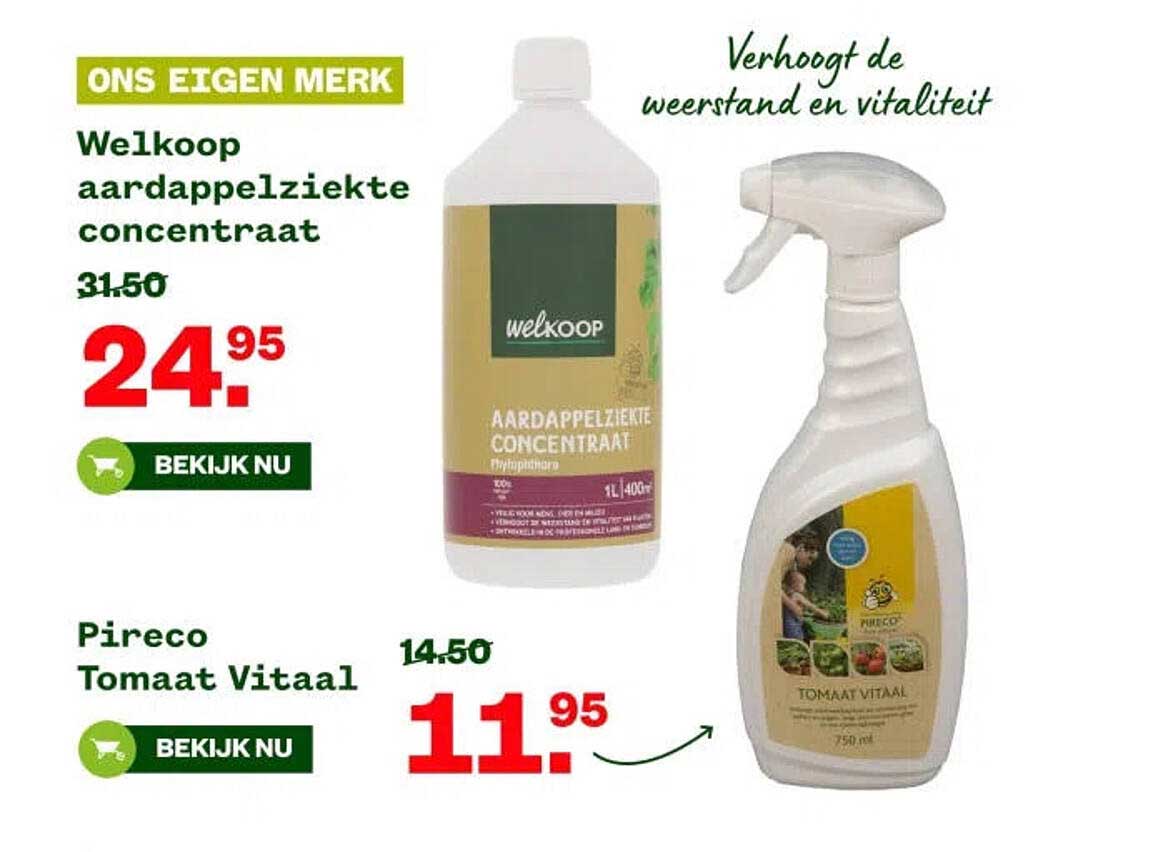 Welkoop aardappziekte concentraat