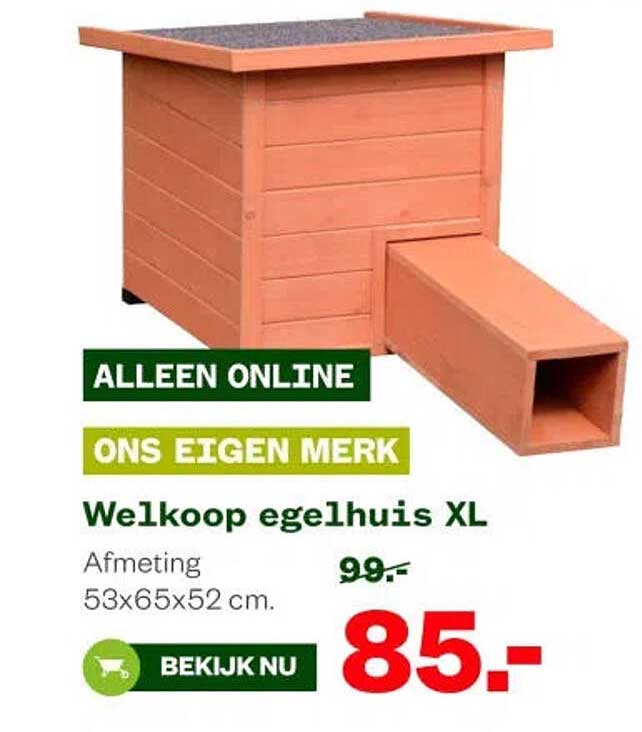 Welkoop egelhuis XL
