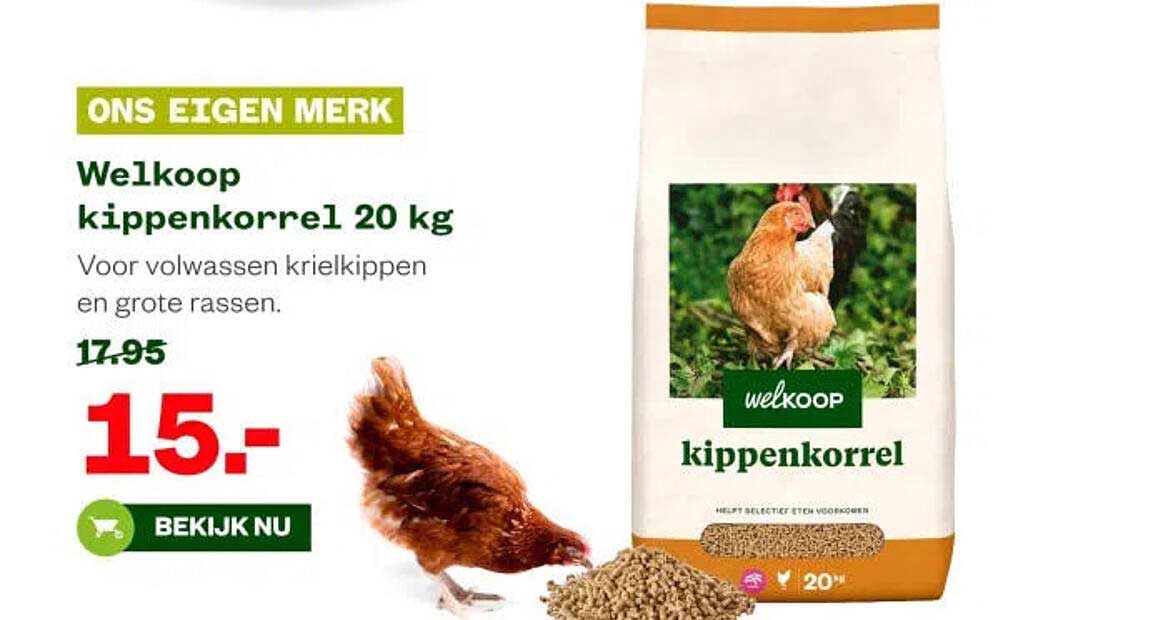 Welkoop kippenkorrel 20 kg
