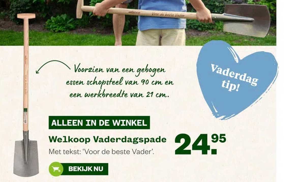 Welkoop Vaderdagspade