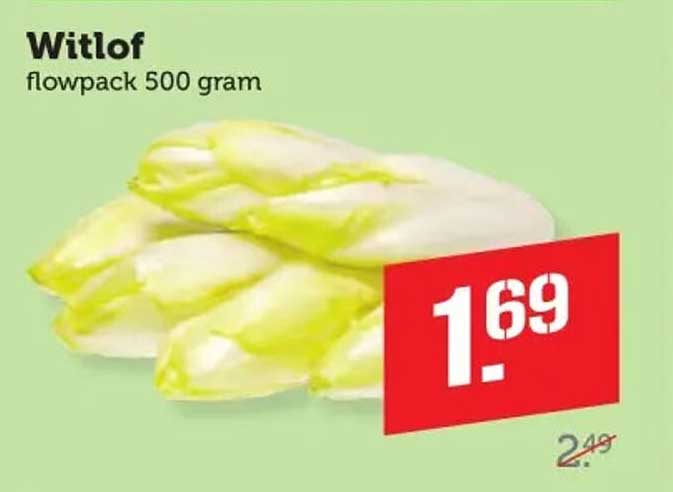 Witlof flowpack 500 gram